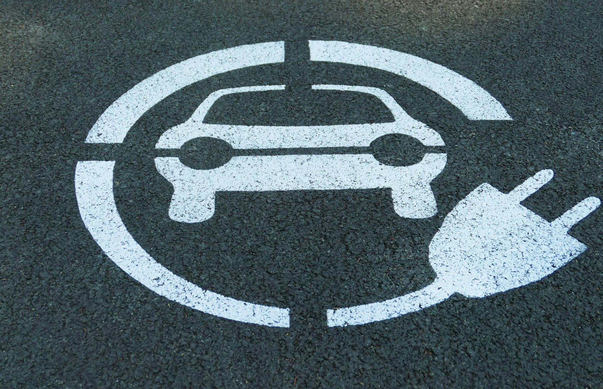 markering oplaadpunt elektrische auto